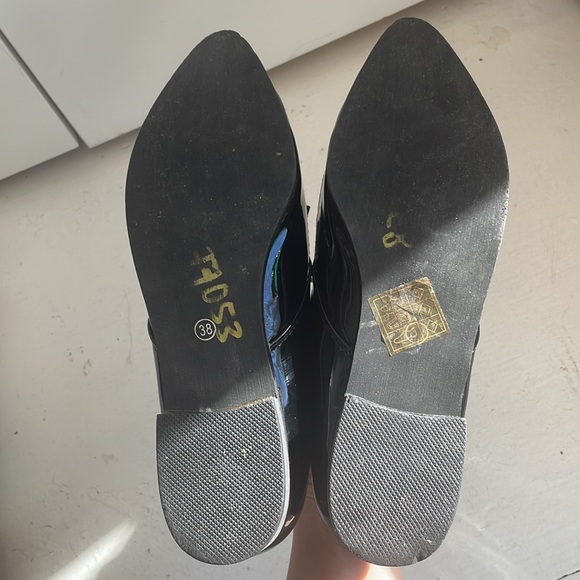 Daisy street faux patent leather flats size 38 or 7.5 - Picture 5 of 7
